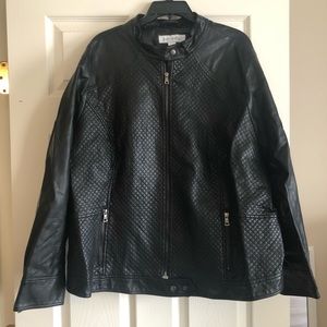 Pure Energy Black Faux Leather Jacket